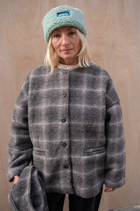 Object Maise Carafe Check Scarf Jacket