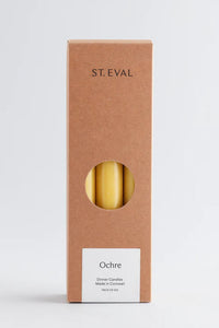 St. Eval Ochre Dinner Candles - The Mercantile London