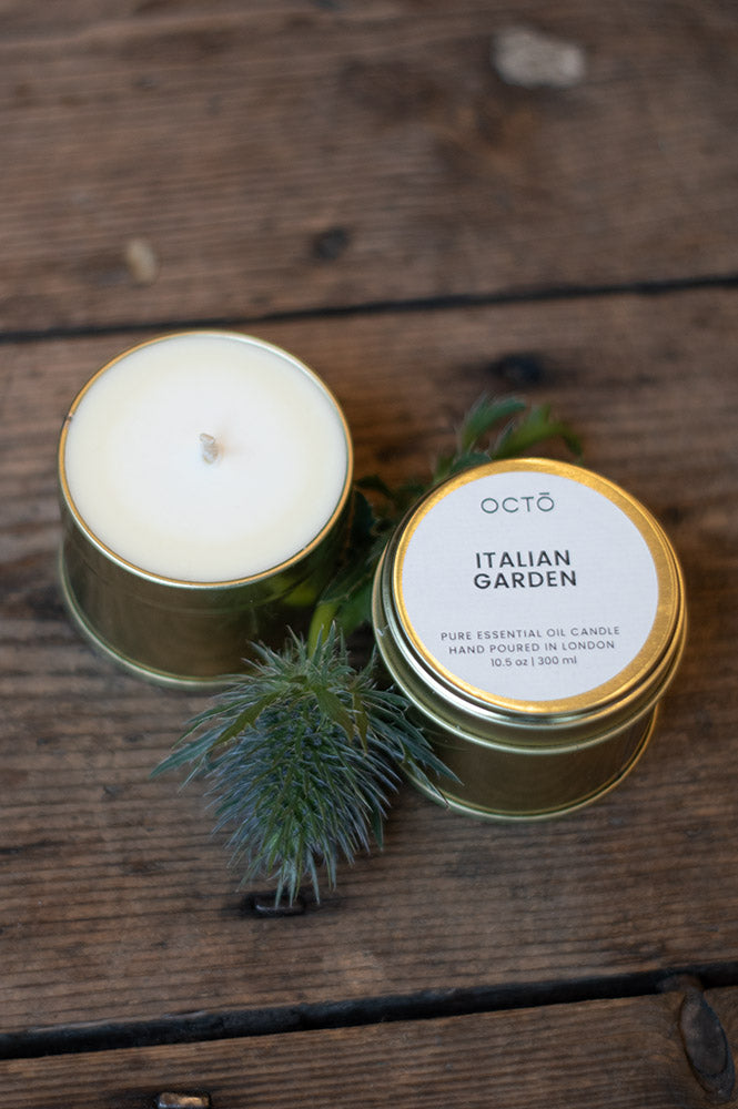 Octo London Italian Garden Travel Tin Candle - The Mercantile London