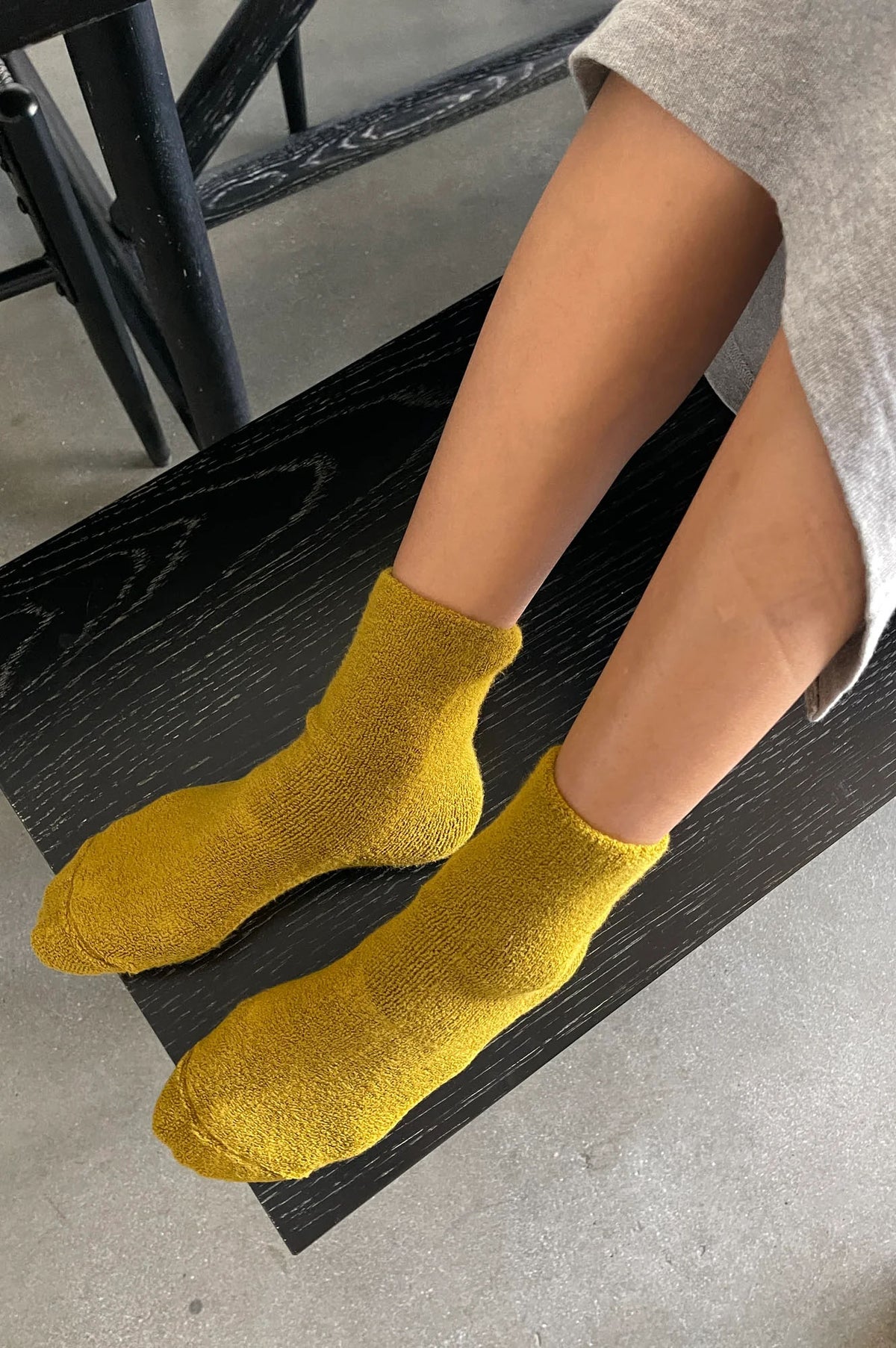 Le Bon Shoppe Cloud Green Olive Socks - The Mercantile London