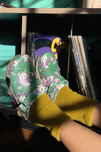 Le Bon Shoppe Cloud Green Olive Socks - The Mercantile London