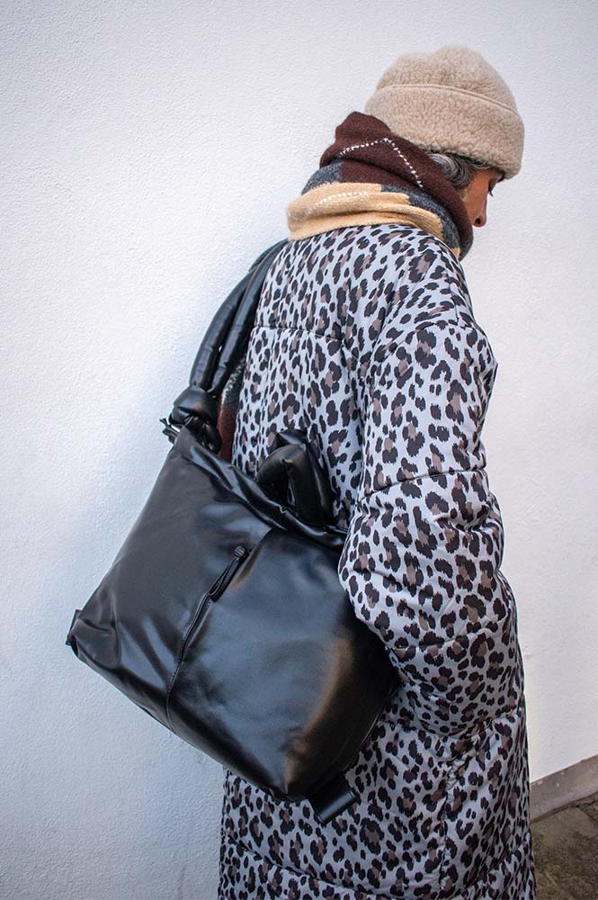 Ölend Ona Black Vegan Leather Bag - The Mercantile London