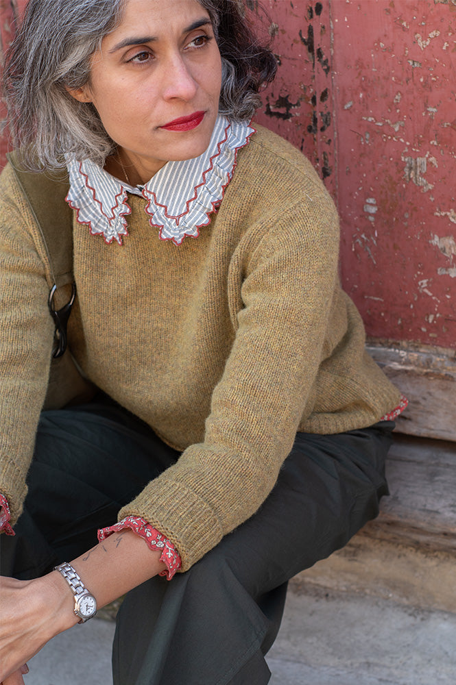 Cash CA Lichen Green Jumper - The Mercantile London