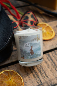 Fig & Olive Illustrated Box Candle - The Mercantile London