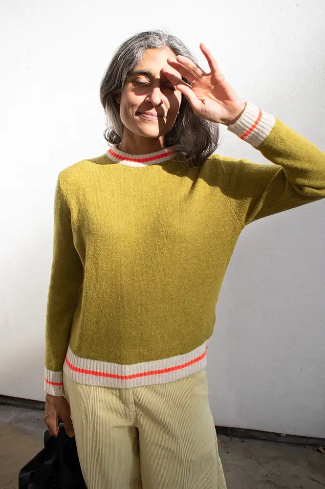 Dr Bloom Pistachio Berry Jumper