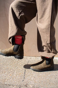 Blundstone 1615 Dark Olive Rub Seude Boots