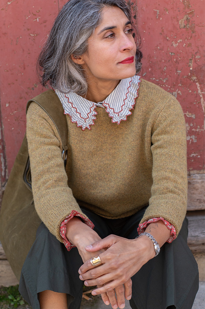 Cash CA Lichen Green Jumper - The Mercantile London