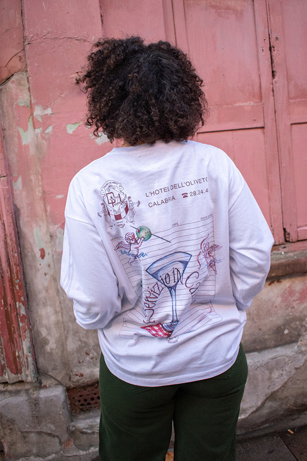 Damson Madder Olive Hotel Long-Sleeve T-Shirt