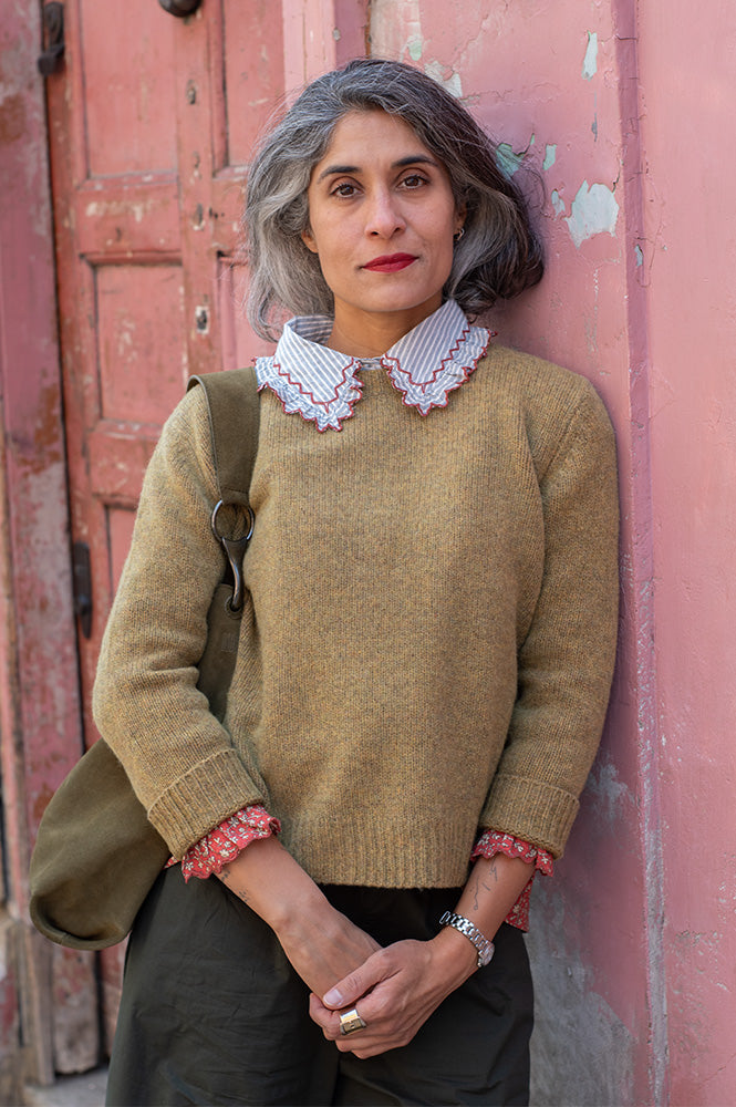 Cash CA Lichen Green Jumper - The Mercantile London