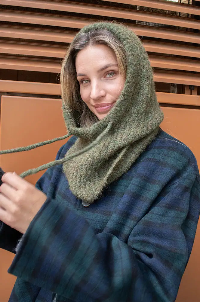 Object Milu Duffle Bag Melange Knitted Balaclava