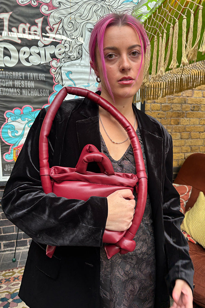 Ölend Micro Ona Cherry Red Bag - The Mercantile London