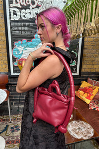 Ölend Micro Ona Cherry Red Bag - The Mercantile London