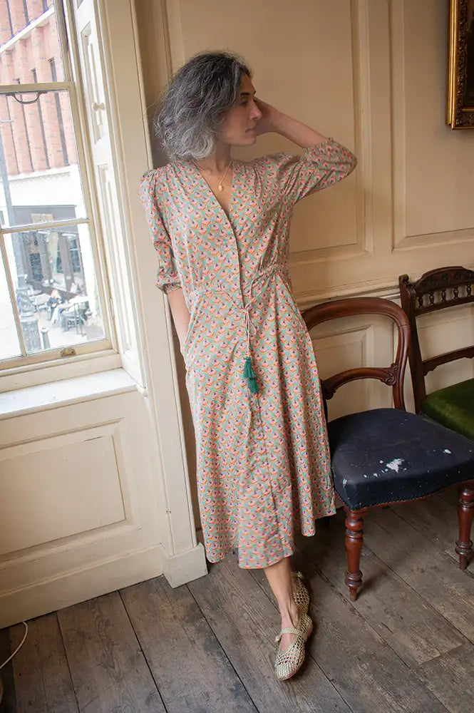 Zen Ethic Lily Opio Green Dress - The Mercantile London