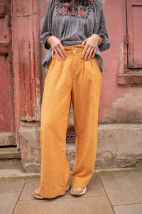 Emile Et Ida Daim Mustard Trousers - The Mercantile London