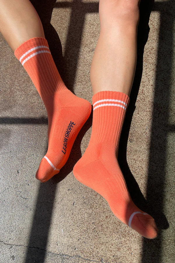 Le Bon Shoppe Boyfriend Orange Socks