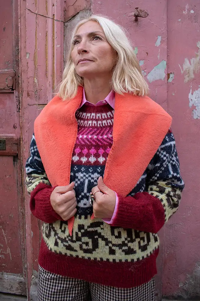 Molliolli Furbana Coral Red Bandana