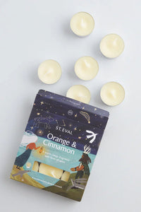 St. Eval Orange & Cinnamon Scented Tealights - The Mercantile London