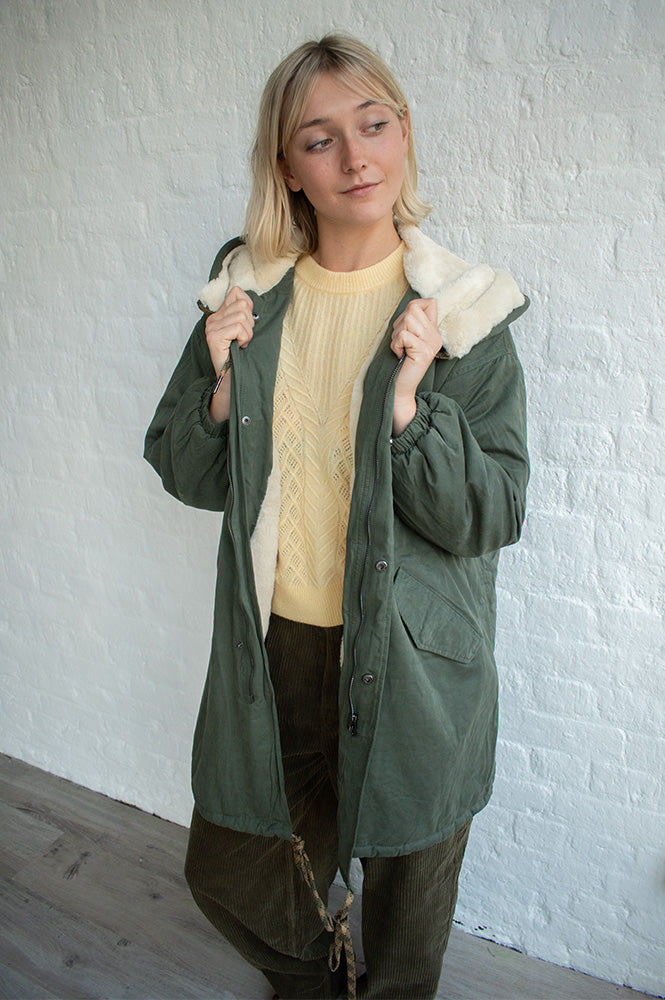 Orfeo Billy Khaki Parka - The Mercantile London