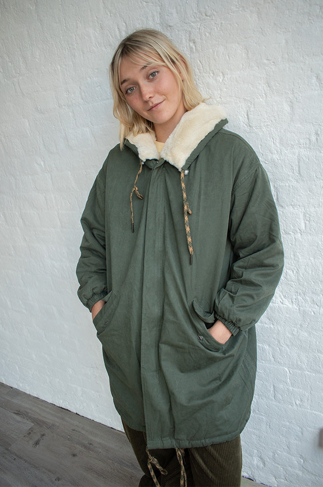 Orfeo Billy Khaki Parka - The Mercantile London