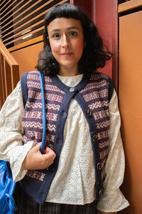 Orfeo Aliena Jacquard Knitted Vest