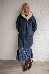 Orfeo Billy Navy Parka - The Mercantile London