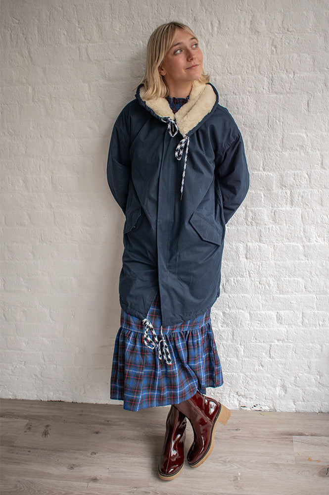 Orfeo Billy Navy Parka - The Mercantile London