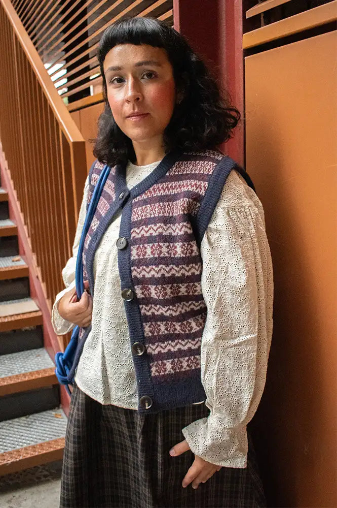 Orfeo Aliena Jacquard Knitted Vest