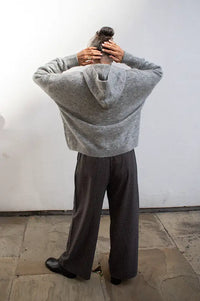Orfeo Farrah Grey Hooded Jumper