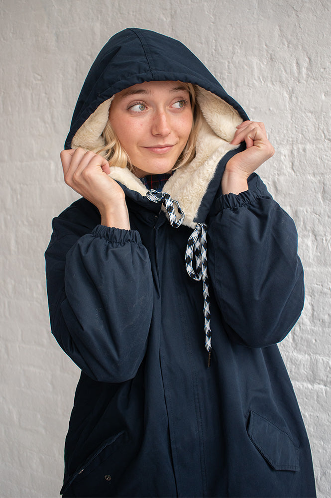 Orfeo Billy Navy Parka - The Mercantile London
