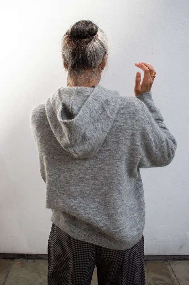 Orfeo Farrah Grey Hooded Jumper