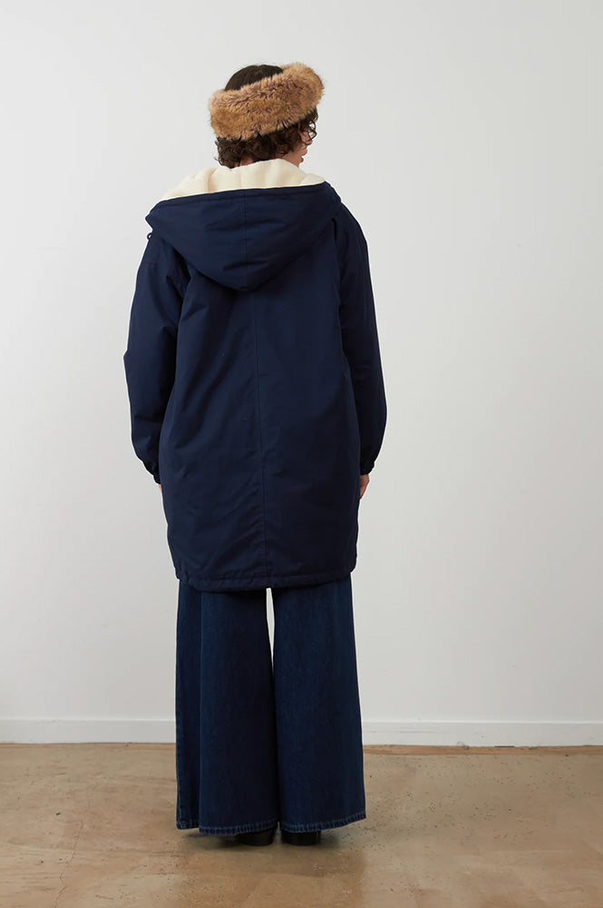 Orfeo Billy Khaki Hooded Coat