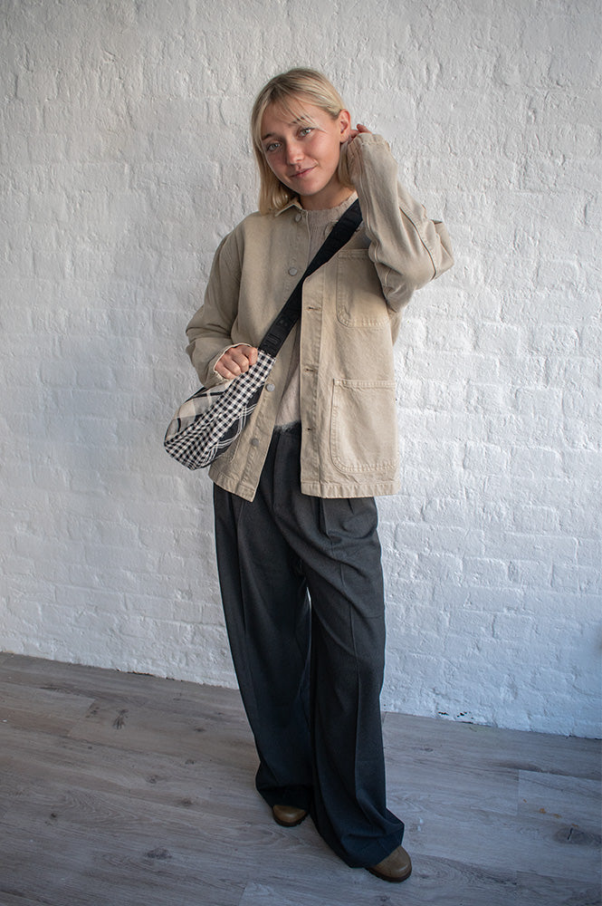 Dr Denim Devon Greige Worker Jacket - The Mercantile London