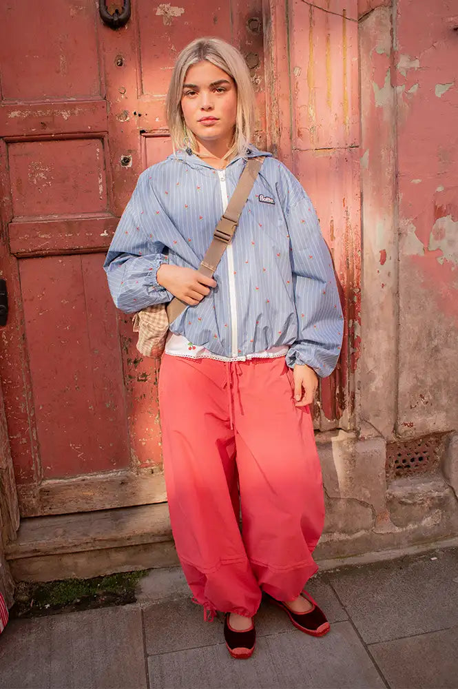 Flotte Darius Oxford Blue Waterproof Bomber Jacket - The Mercantile London