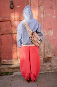 Flotte Darius Oxford Blue Waterproof Bomber Jacket - The Mercantile London