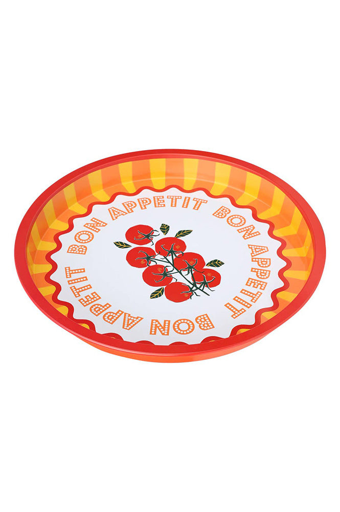 Talking Tables Bon Appetit Tomato Tin Tray - The Mercantile London