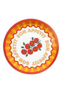 Talking Tables Bon Appetit Tomato Tin Tray - The Mercantile London