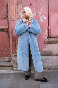 Molliolli Lungo Ashley Blue Coat