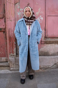Molliolli Lungo Ashley Blue Coat