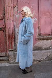 Molliolli Lungo Ashley Blue Coat