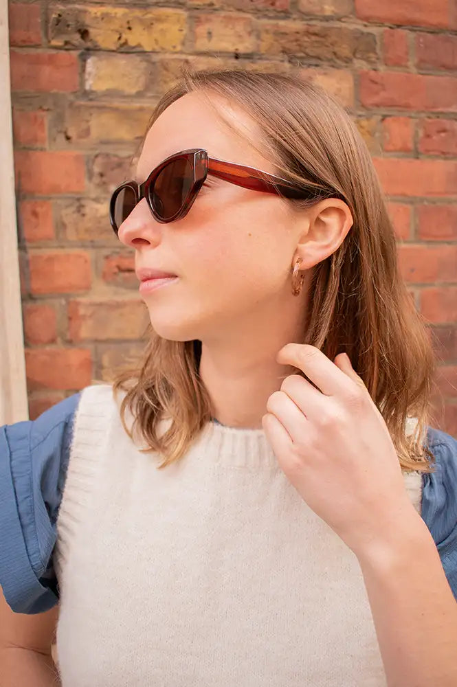 Eco Shades Palma Brown Sunglasses - The Mercantile London