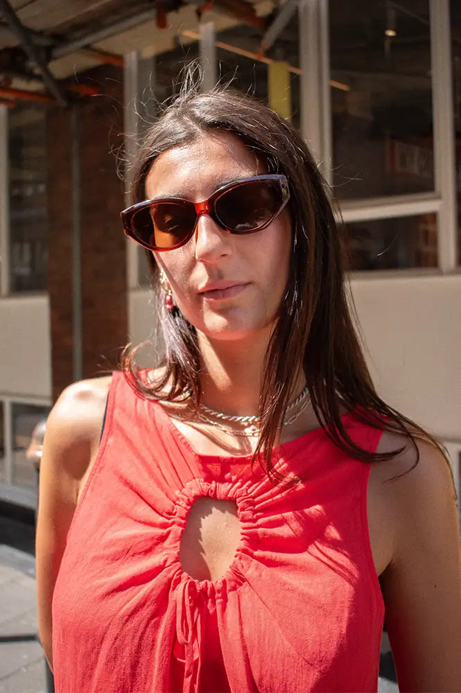 Eco Shades Palma Brown Sunglasses