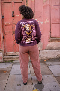 Damson Madder Fig Paper Cut Long-Sleeve T-Shirt