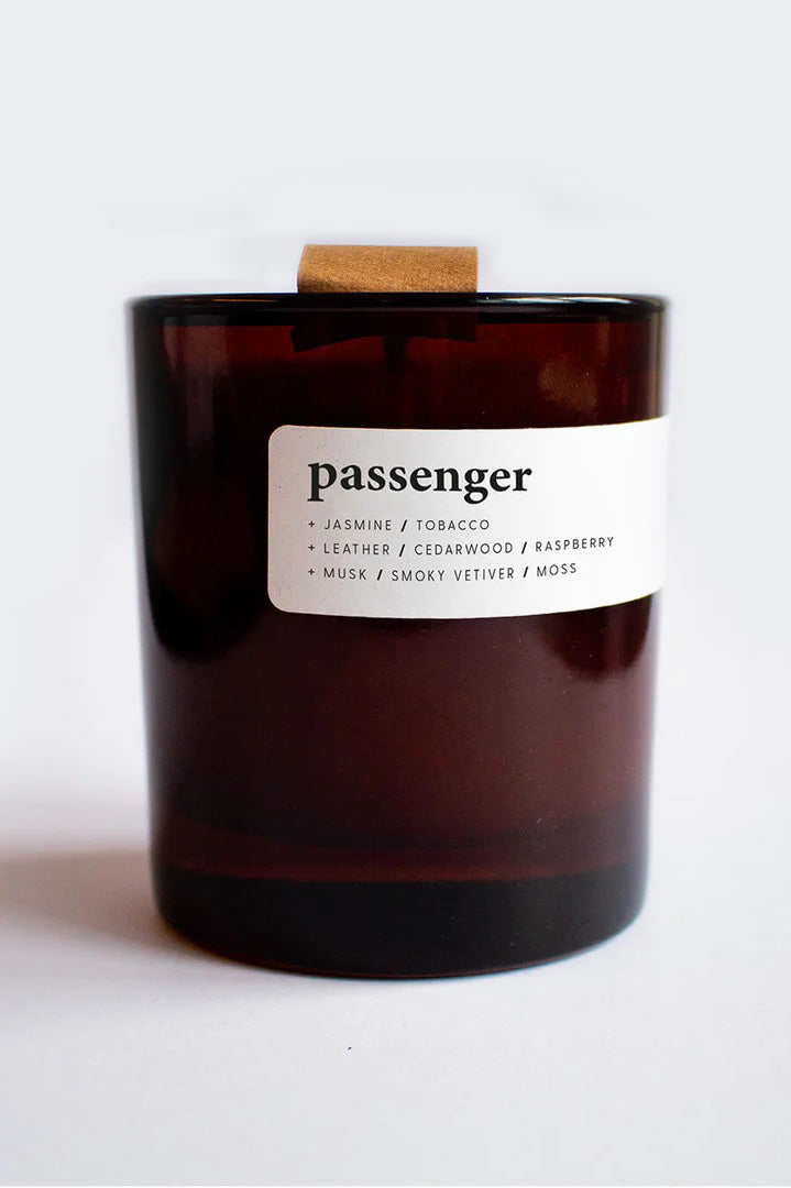 Keynvor Passenger Candle (Leather + Smoke) - The Mercantile London