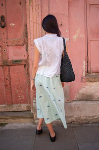 Chicosoleil Sophia Pastel Flowers Blouse - The Mercantile London