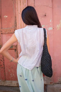 Chicosoleil Sophia Pastel Flowers Blouse - The Mercantile London