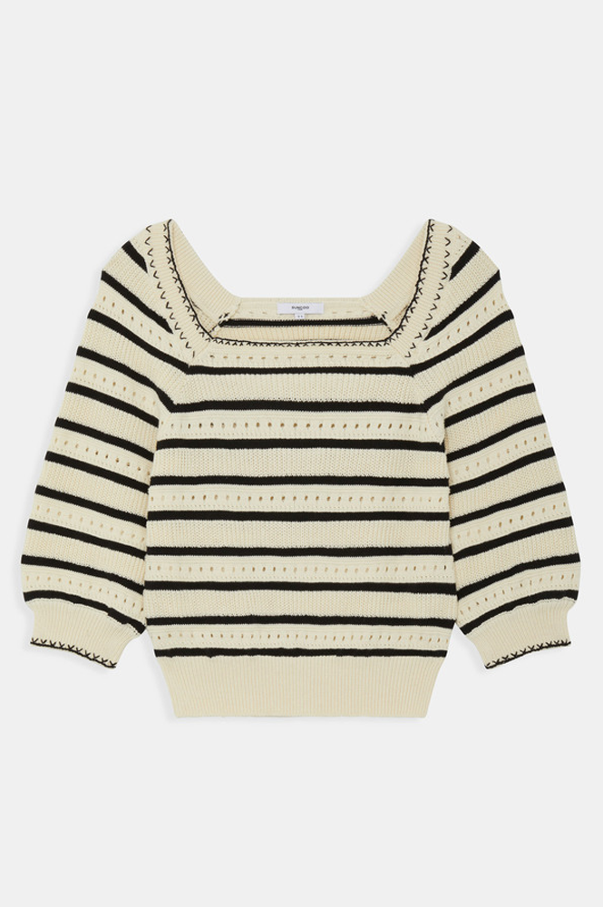 Suncoo Patrici Creme Pullover - The Mercantile London