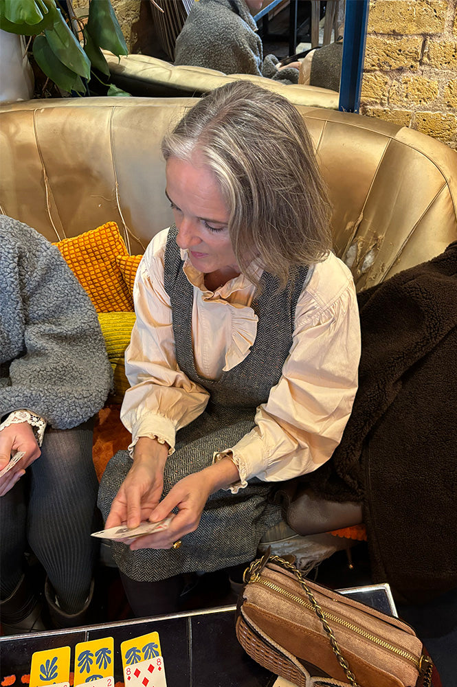 Maison Anana Paulette Rose Ruffle Blouse - The Mercantile London