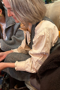 Maison Anana Paulette Rose Ruffle Blouse - The Mercantile London