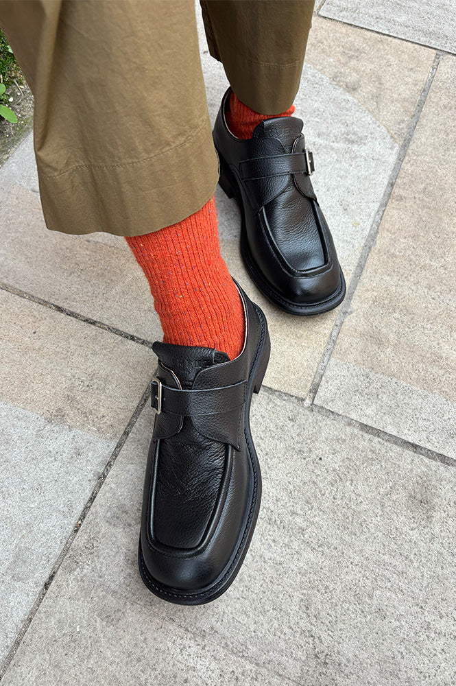 Pavement Svea Black Buckle Loafers - The Mercantile London
