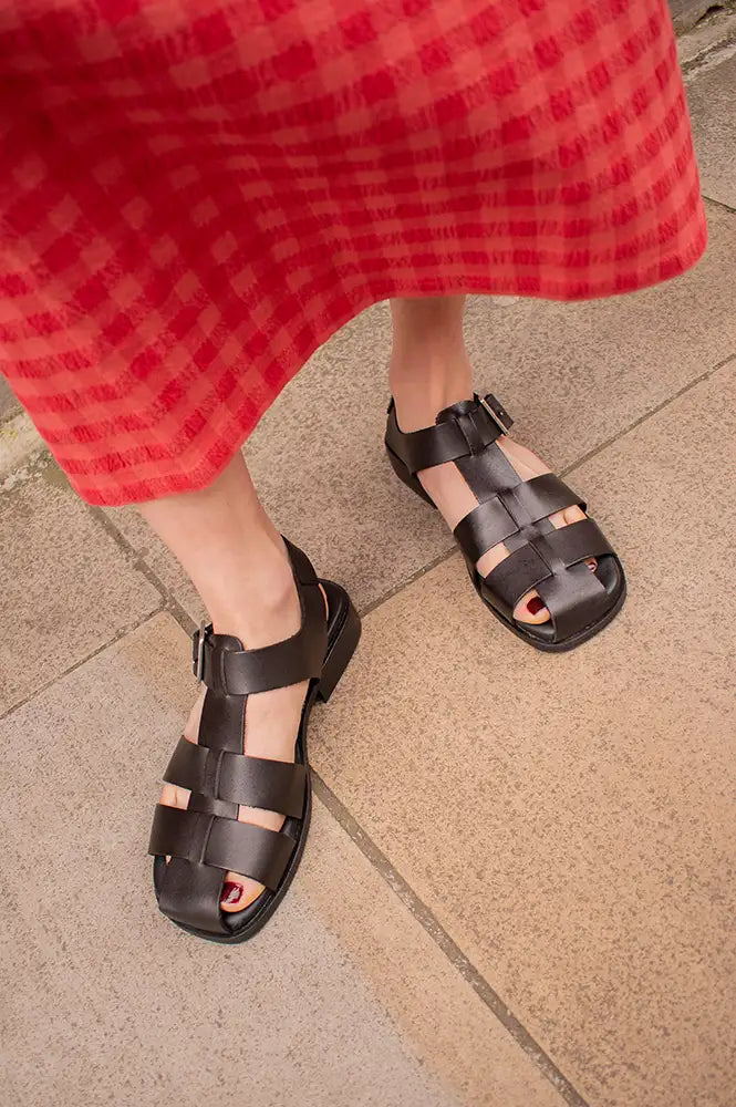Pavement Irena Black Sandals - The Mercantile London